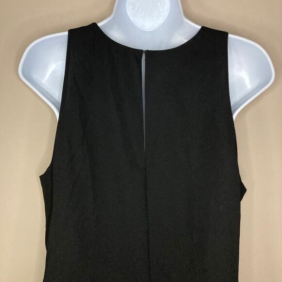 Vince Bonded Laser Black Tank Side Split Keyhole Back High Neck NWT Size Large - Picture 14 of 16